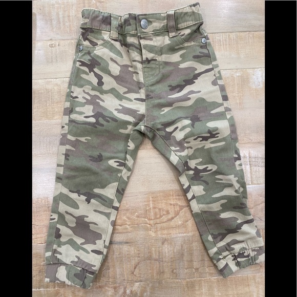 boys CARTERS 7 seven Vineyard Vines toddler jeans pants khakis pull on camo army - Picture 5 of 12